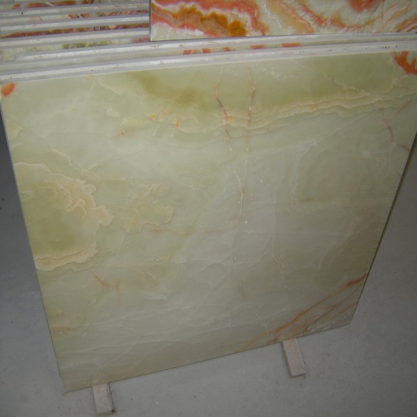 Green Onyx - Combined with Ceramic Tile